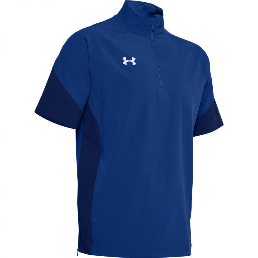 Under Armour Mens Squad Short Sleeve Coach's 1/4 Zip Pullover