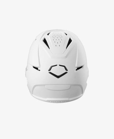 Back of the Evoshield XVT 2.0 Matte Fastpitch Batting Helmet - White