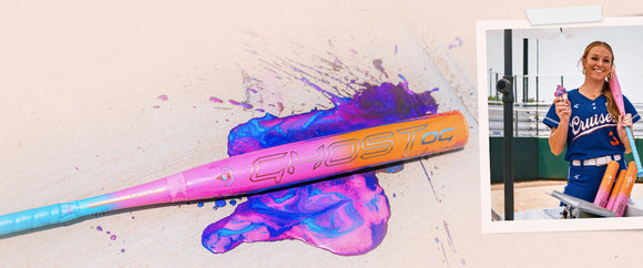 2025 Easton Ghost OG Rainbow Sherbert -10, -11 Fastpitch Bats