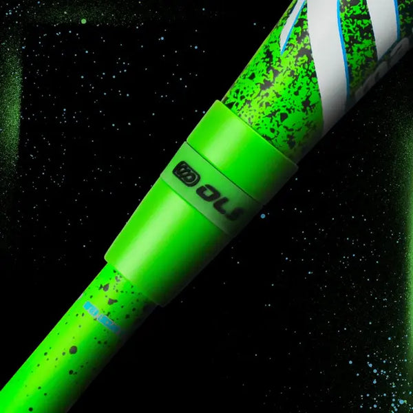 Close-up of the connection piece on the 2026 Marucci CATX RCKLESS Hybrid -3 BBCOR Baseball Bat