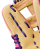 Close-up of the inside of the Wilson 2027 A2000® 1720SS 11.5" Baseball Glove