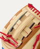Close-up of the web on Wilson 2027 A2000® 1777 12.75" Baseball Glove