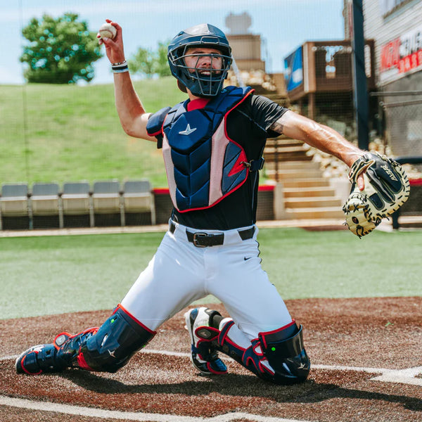 Player using the All Star MVP-Pro Series™ Adult Team Color Catching Kit