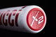 Close-up of the end cap of the Marucci CATX2 Connect -5 Senior League USSSA Big Barrel Baseball Bat