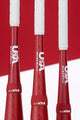 Close-up of the connection piece on the Marucci CATX2 Connect -11 Senior League USA Baseball Bat