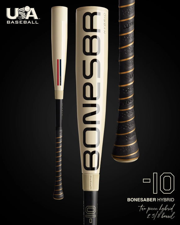 2025 Warstic Bonesaber Hybrid -10 USA Baseball Bat