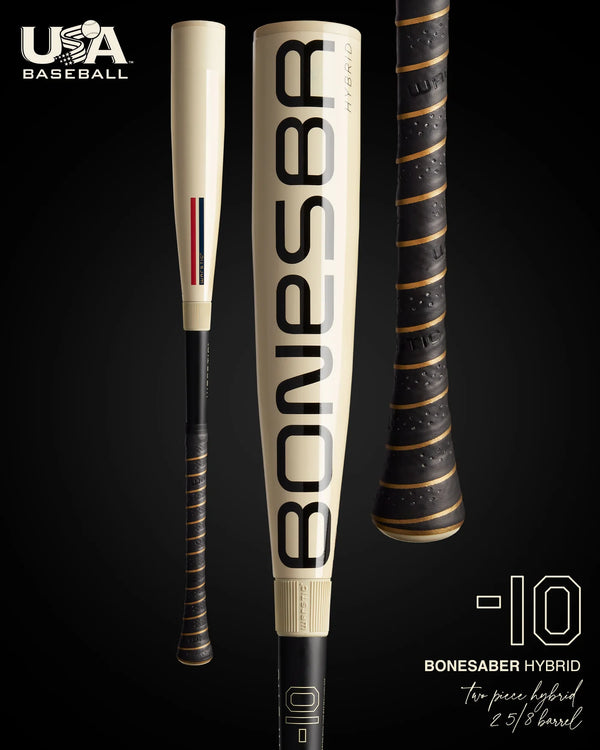 2025 Warstic Bonesaber Hybrid -10 USA Baseball Bat