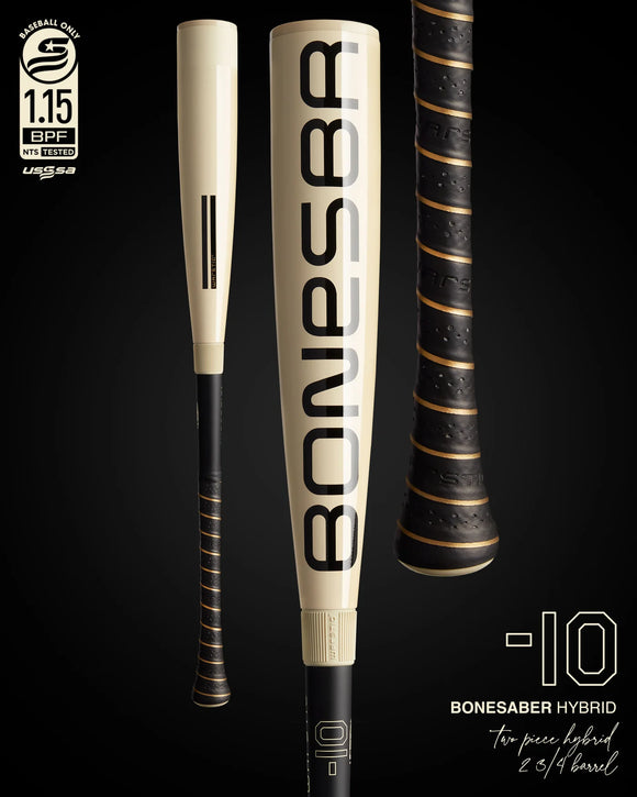 2025 Warstic Bonesaber Hybrid -10 USSSA Baseball Bat