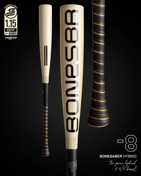 2025 Warstic Bonesaber Hybrid -8 USSSA Baseball Bat