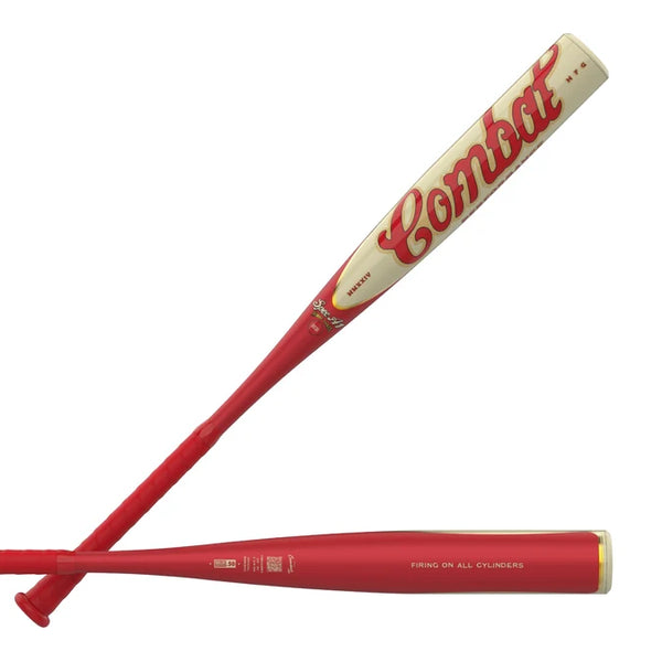 2027 Combat MFG Spec A1 Steel Horses Red Rider -3 BBCOR Baseball Bat
