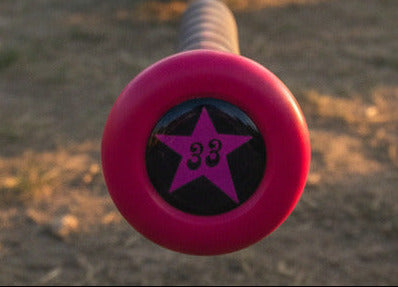 Close-up of the knob on the 2027 Rawlings Icon Fest™ -3 BBCOR Baseball Bat