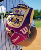Player wearing the Wilson 2027 A2000® 1720SS 11.5" Baseball Glove