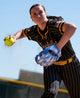 Player in action on the field with the Wilson 2027 A2000® H12SS 12" Fastpitch Glove