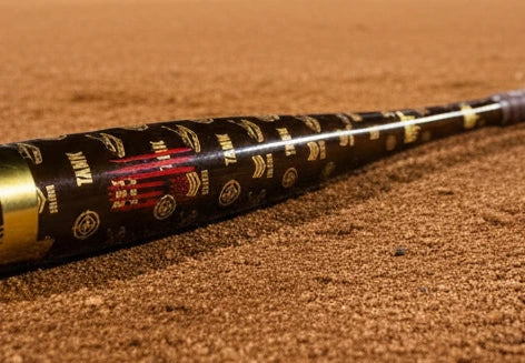 Close-up of the middle of the 2026 Soldier Sports Tank3 Designer Alloy BBCOR -3 Baseball Bat