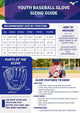 Mizuno youth baseball glove sizing guide