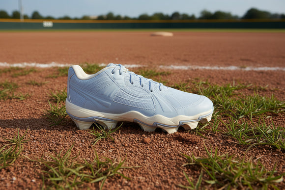 Under Armour Girls Glyde Sola RM Jr. Fastpitch Molded Cleat - Columbia