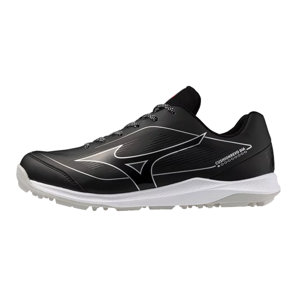 Mizuno CushionRevo Diamond Turf Shoe - Black/White