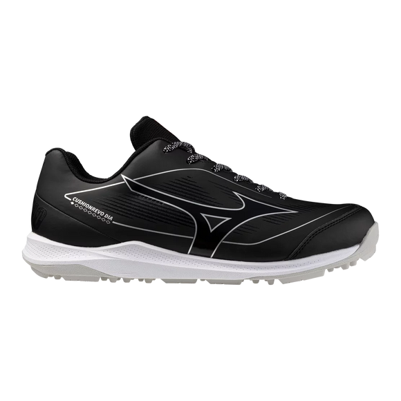 Mizuno CushionRevo Diamond Turf Shoe - Black/White