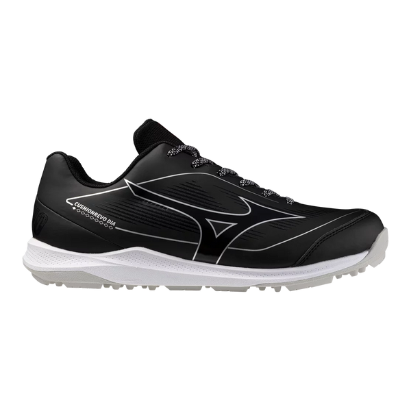 Mizuno CushionRevo Diamond Turf Shoe - Black/White