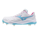 Mizuno Pro Select Fastpitch Metal Cleat - White/Pink