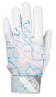 Mizuno MVP Youth Batting Glove - White/Blue