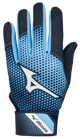 Mizuno MVP Youth Batting Glove - Navy/Light Blue