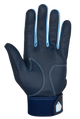 Palm view of the  Mizuno MVP Youth Batting Glove - Navy/Light Blue