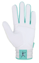 Palm view of the Mizuno Finch Adult Fastpitch Batting Glove - White/Lavender