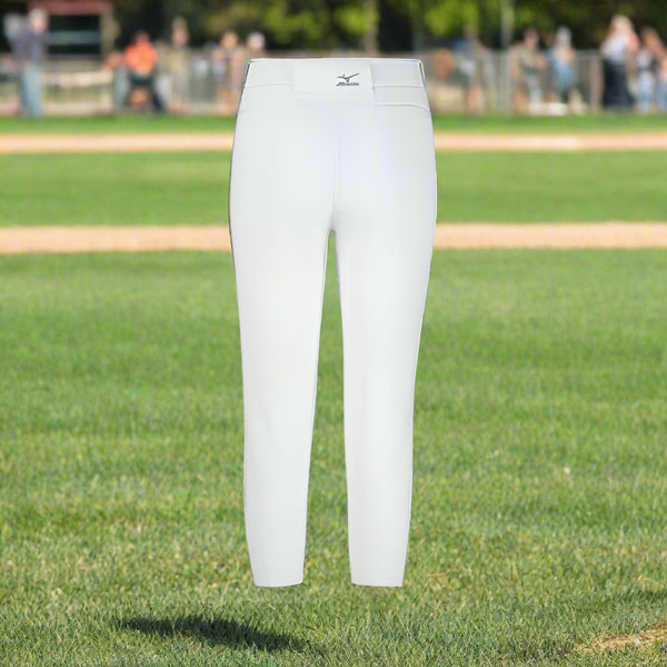 Mizuno Belted Softball Pant  - White