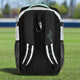 Rear view of the Mizuno Organizer 26 Backpack - Teal Camo