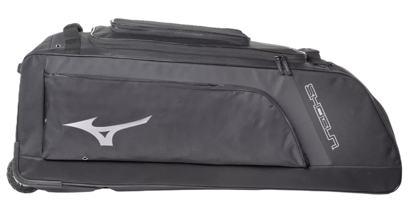 Side view of the Mizuno Shogun Wheeled Bag