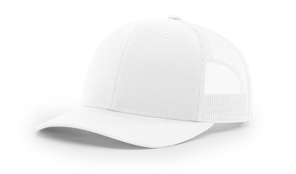 Richardson Trucker Cap - 112 Solid White