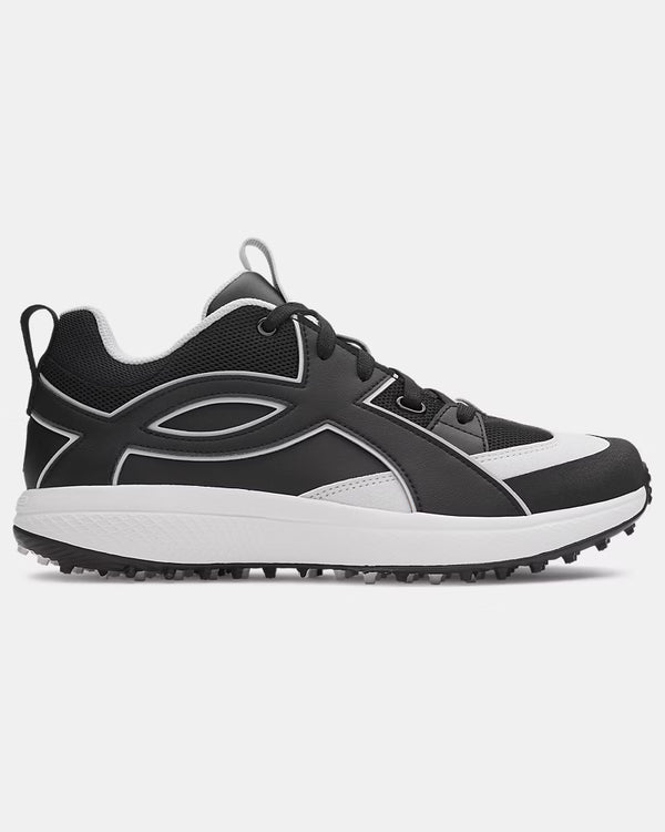 Under Armour Men's Yard Icon Turf Baseball Shoe - Black/White