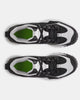 Top view of the Under Armour Men's Yard Icon Turf Baseball Shoe - Black/White
