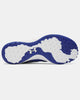 View of the outer sole on the Under Armour Men's Yard Icon Turf Baseball Shoe - Royal/White