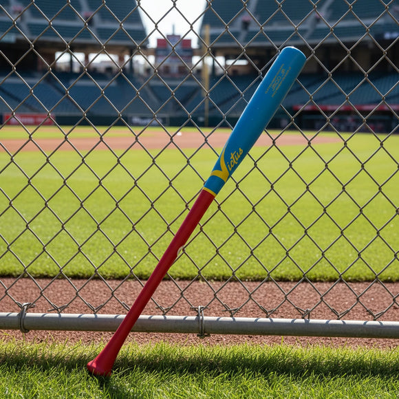 Victus Pro Reserve Julio Rodriguez JROD JR Maple Wood Youth Baseball Bat - Flat Red/Flat Columbia