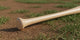 Close-up of the handle on the Victus Pro V Cut Gloss Maple Wood Baseball Bat - Natural/Gloss Black