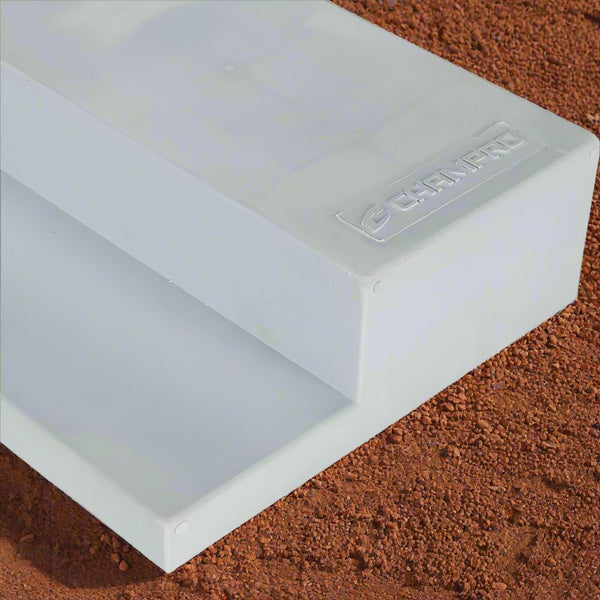 Close-up of the Step Down Pitcher's Rubber