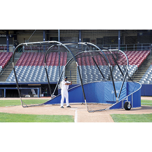 Bomber Elite Rolling Batting Cage - Royal Blue