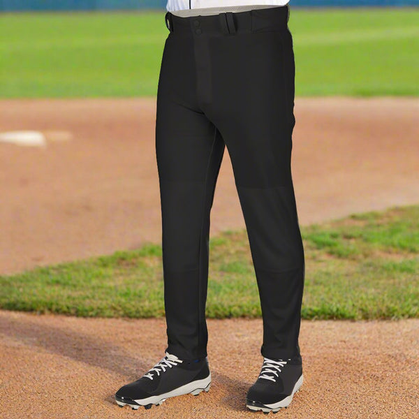 Champro Men's Triple Crown 2.0 Open-Bottom Baseball Pants - Black