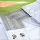 Close-up of the waistband of the Champro Men's Triple Crown 2.0 Open-Bottom Baseball Pants