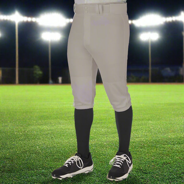 Champro Men's Triple Crown 2.0 Knicker Baseball Pants - Grey