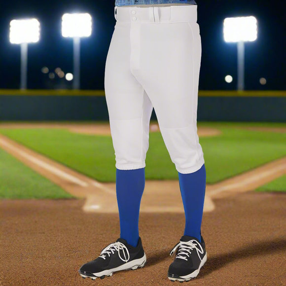 Champro Men's Triple Crown 2.0 Knicker Baseball Pants - White