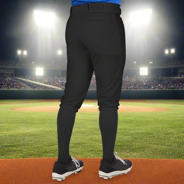 Rear view of the Champro Men's Triple Crown 2.0 Knicker Baseball Pants