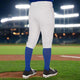 Rear view of the Champro Men's Triple Crown 2.0 Knicker Baseball Pants - White