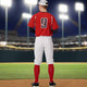 Player modeling the Champro Men's Triple Crown 2.0 Knicker Baseball Pants