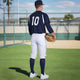 Player modeling the Champro Triple Crown 2.0 Knicker Baseball Pants w/ Braid