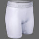 Front view of the Champro Women's Take-Out Fastpitch Sliding Short - White