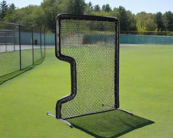 Bullet Front Toss L-Screen (7' x 5') - Black