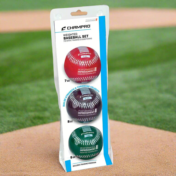 Basic Champro Weighted Training Baseballs Set